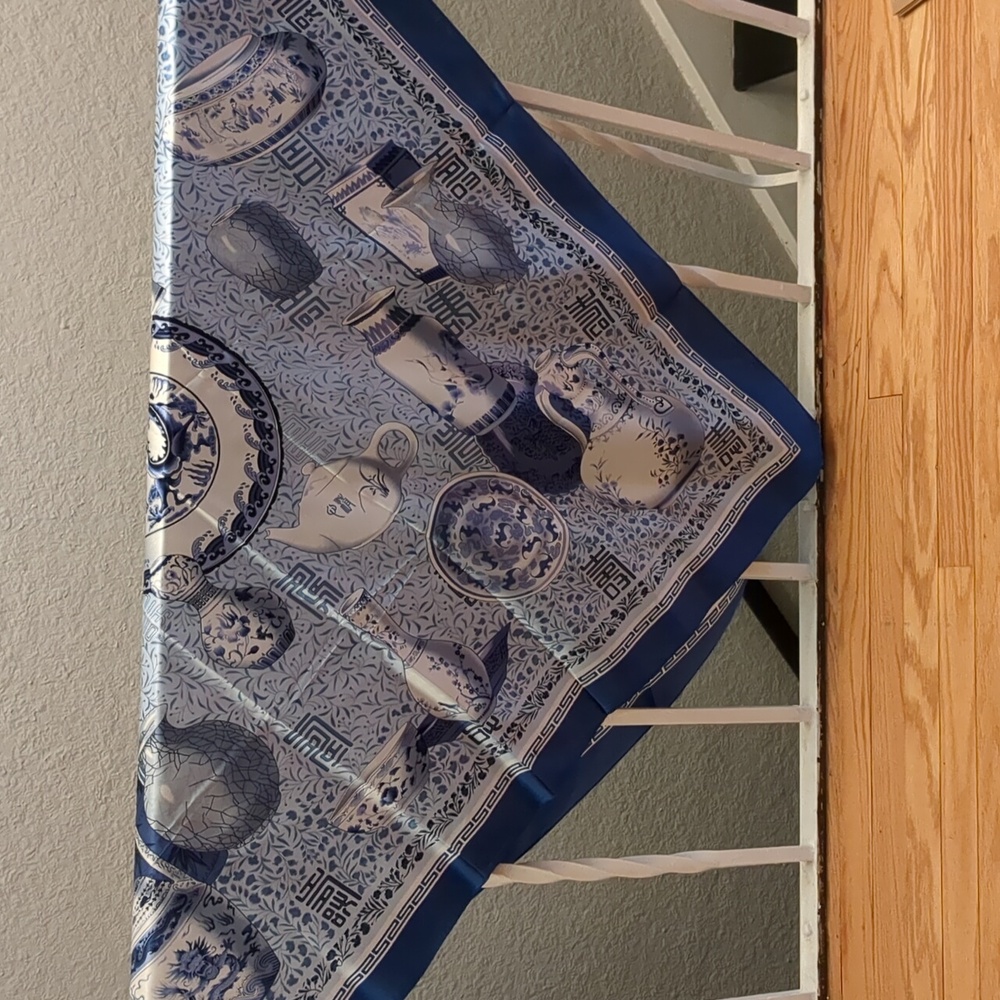 *Blue* Huge Silk Scarf